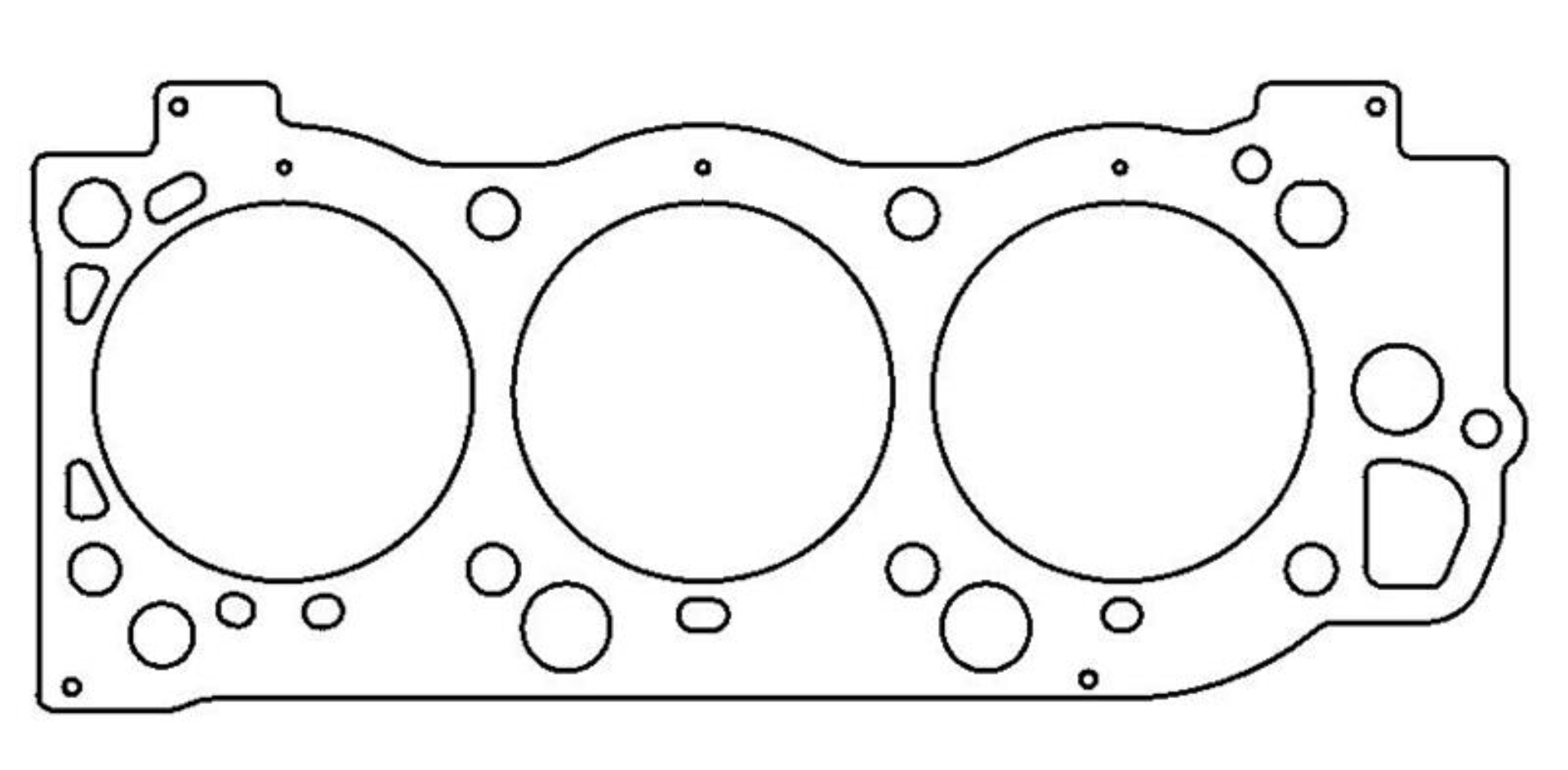 Picture of Cometic Toyota Tacoma / Landcruiser 98mm 5VZ-FE .075 inch MLS Head Gasket Left Side