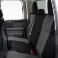Picture of Covercraft 19-24 Chevrolet Silverado Endura PrecisionFit Custom Second Row Seat Covers - Black/Black