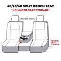Picture of Covercraft 13-16 Dodge RAM Polycotton SeatSaver Custom Front Row Seat Covers - Grey