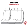 Picture of Covercraft 11-24 Dodge Ram Polycotton SeatSaver Custom Second Row Seat Covers - Charcoal