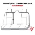 Picture of Covercraft 19-24 Dodge Ram Polycotton SeatSaver Custom Second Row Seat Covers - Grey