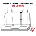 Picture of Covercraft 14-18 Chevrolet Silverado Polycotton SeatSaver Custom Second Row Seat Covers - Grey