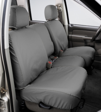Picture of Covercraft 19-22 Ford F150 Polycotton SeatSaver Custom Second Row Seat Covers - Grey