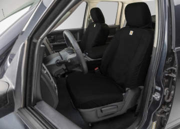 Picture of Covercraft 19-22 Ford F150 Carhartt Super Dux SeatSaver Custom Second Row Seat Covers - Black