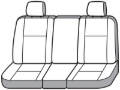 Picture of Covercraft 19-24 Chevy Silverado Carhartt PrecisionFit Custom Front Row Seat Covers - Gravel