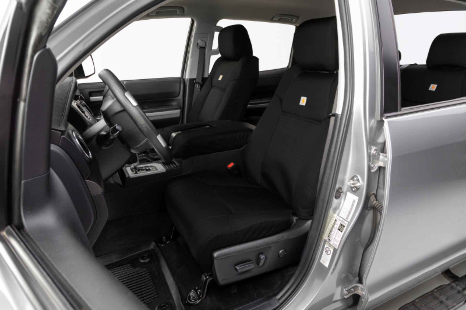 Picture of Covercraft 09-10 Dodge Ram Carhartt Super Dux PrecisionFit Custom Second Row Seat Covers - Black