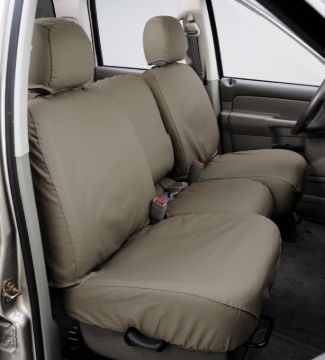 Picture of Covercraft 08-10 Ford F250/350 Polycotton SeatSaver Custom Front Row Seat Covers - Wet Sand