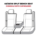 Picture of Covercraft 01-06 Ford Super Polycotton SeatSaver Custom Front Row Seat Covers - Charcoal