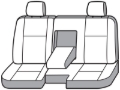 Picture of Covercraft 1996-00 Toyota Tacoma Polycotton SeatSaver Custom Front Row Seat Covers - Wet Sand