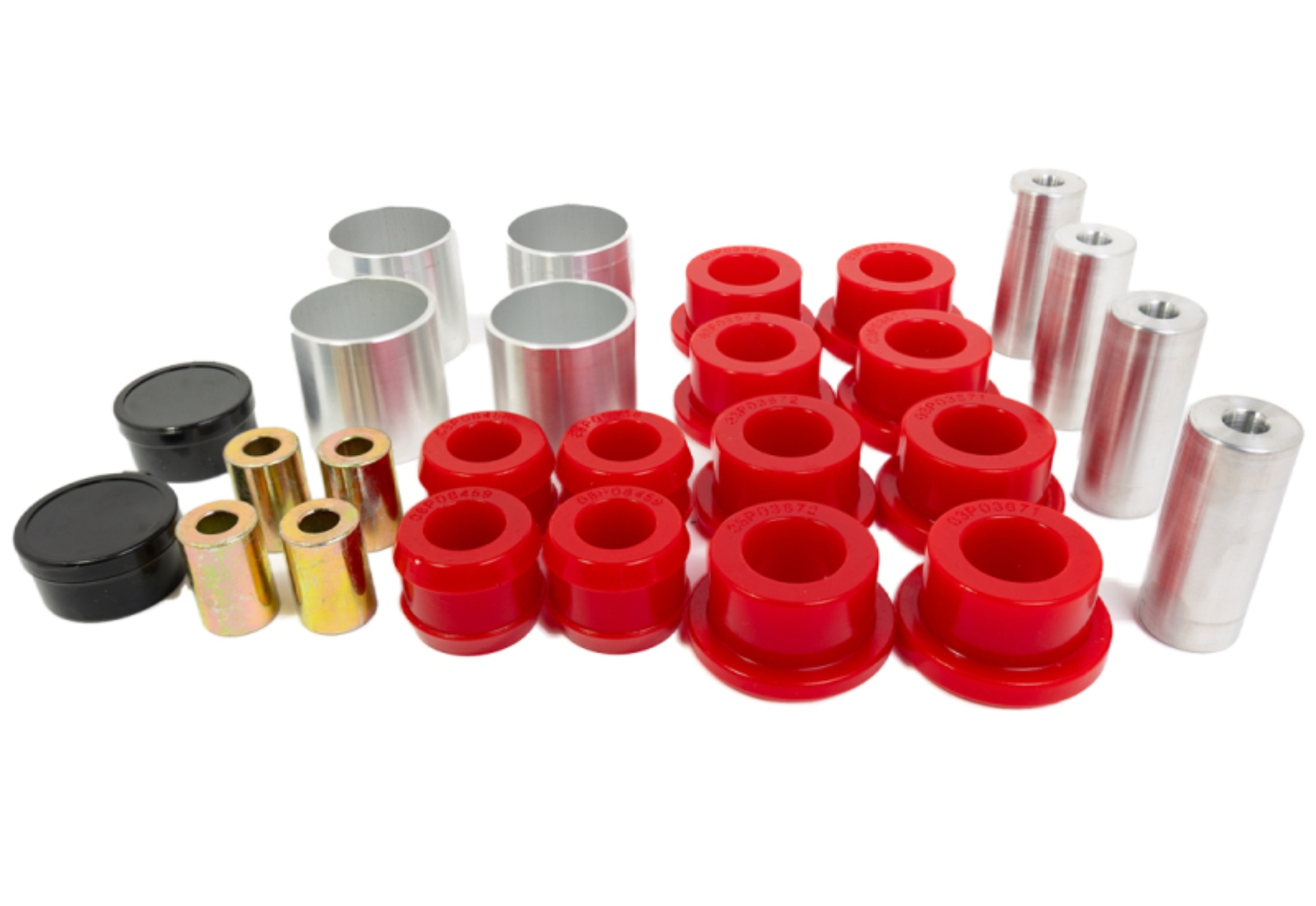 Picture of Energy Suspension 12-20 Tesla Model S Rear Control Arm Bushing Set - Red