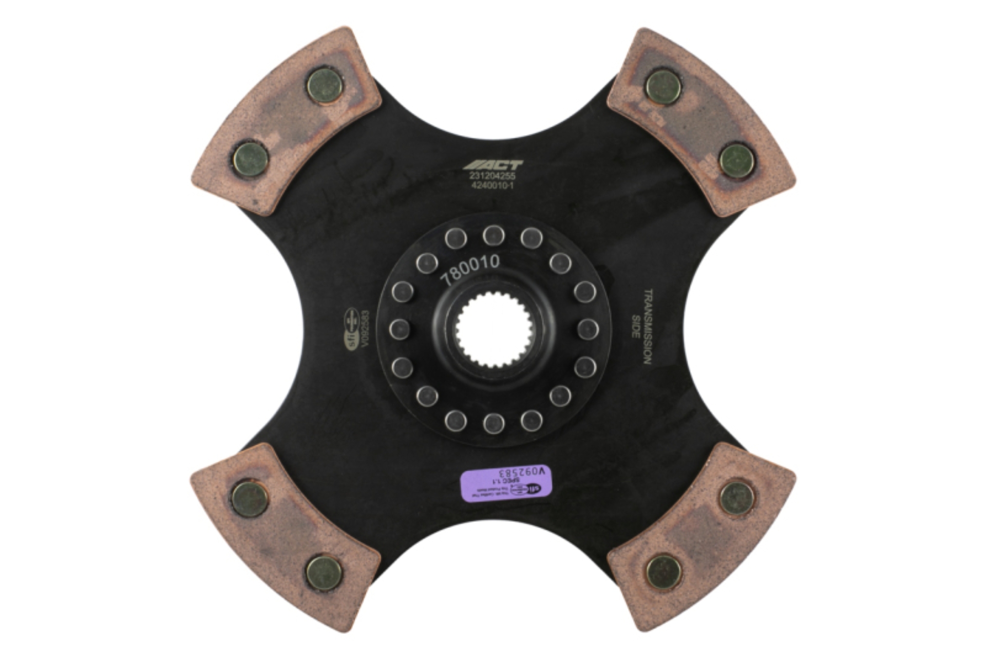 Picture of ACT 4 Pad Rigid Race Clutch Disc