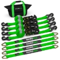 Picture of Rhino USA Heavy Duty Vehicle Tie Down Kit- Green