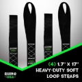 Picture of Rhino USA Soft Loops Motorcycle Tie-Down Set 4-Pack Red