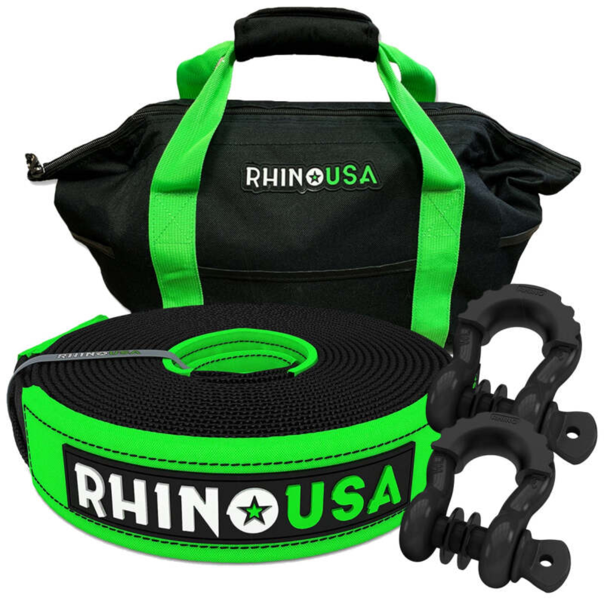 Picture of Rhino USA 30Ft Tow Strap/Shackles Combo