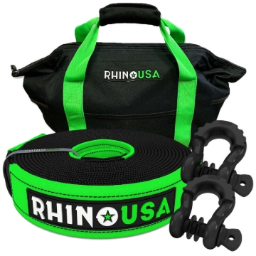Picture of Rhino USA 30Ft Tow Strap/Shackles Combo