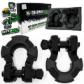 Picture of Rhino USA 8T Super Shackle 2-Pack (Matte Black)