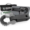 Picture of Rhino USA Shackle Hitch Receiver W/ D-Ring (Gray)
