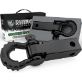 Picture of Rhino USA Shackle Hitch Receiver W/ D-Ring (Black)
