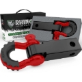 Picture of Rhino USA Shackle Hitch Receiver W/ D-Ring (Red)