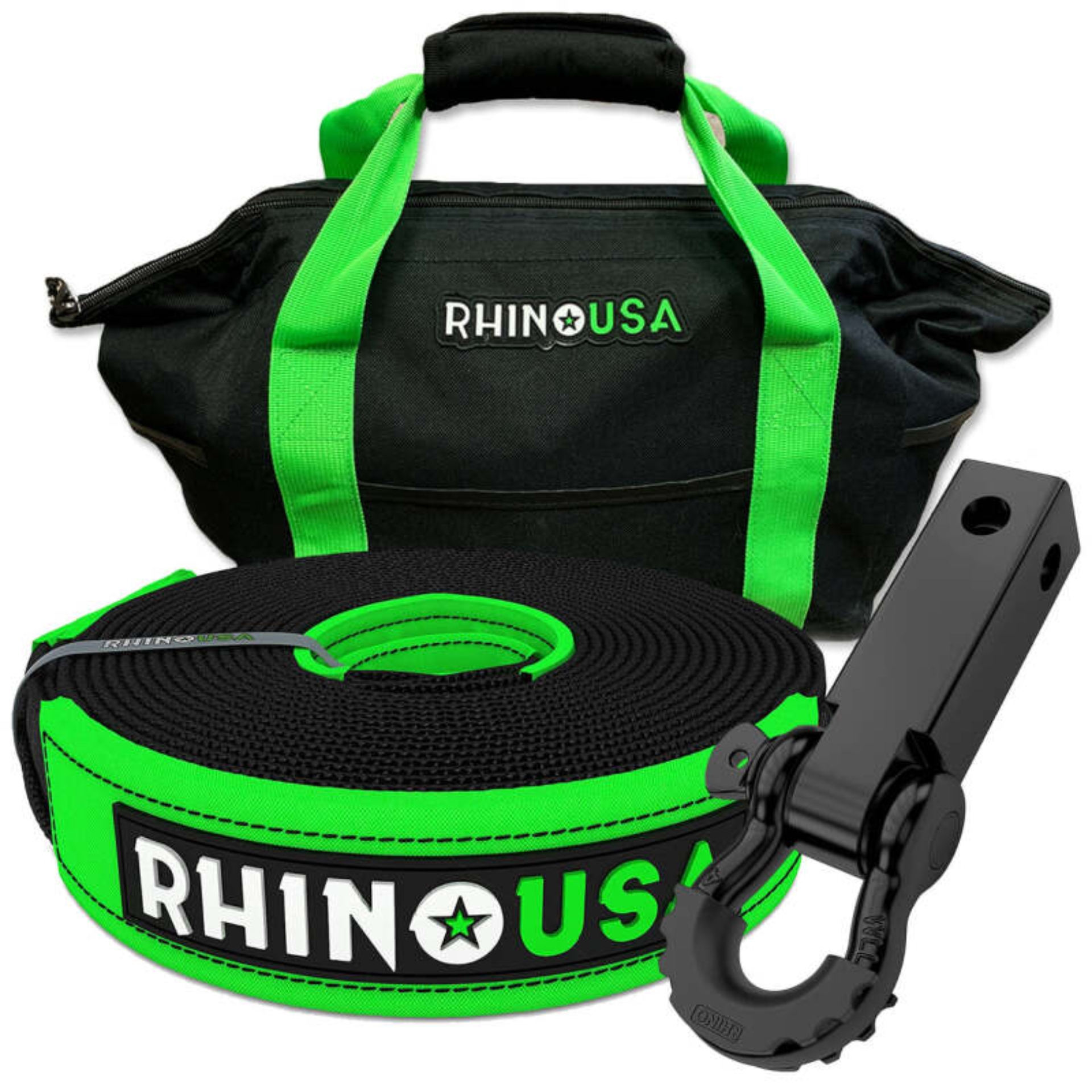 Picture of Rhino USA 30Ft Tow Strap/Hitch Combo
