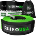 Picture of Rhino USA Recovery Tow Strap 3Inx20Ft (Green)