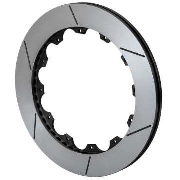 Picture of Wilwood GT 48 Curved Vane Rotor 12.88 x 0.81 - Black Electo Coated - Left