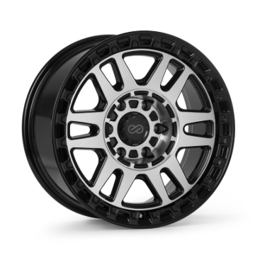 Picture of Enkei Trail-Tracker 17x8.5 / 6x139.7 BP / ET20 / 106.1mm Bore - Matte Black Machined Wheel