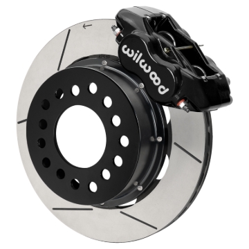 Picture of Wilwood Ford Mustang II Forged Dynalite Front Brake Kit w/ 11.38in Slotted Rotor - Black