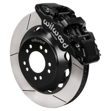 Picture of Wilwood Ford Mustang II Ford Aero6 Front Brake Kit w/ 14.00in Slotted Rotor - Black