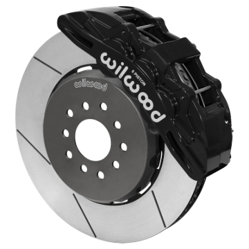 Picture of Wilwood Ford Mustang II Ford SX6R Front Brake Kit w/ 15.00in Slotted Rotor - Black