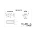 Picture of Baer Brakes GM/Ford 1-1/8in Bore Remaster 2-Bolt Master Cylinder Kit - Black