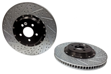 Picture of Baer Brakes 15-23 Ford Mustang GT w/ OE Perf. Package Eradispeed+ Front 2pc SDZ Perf. Brake Rotors