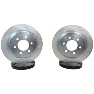 Picture of Baer Brakes 21-26 Ford F-150 2/4WD Rear Claw Performance Rotors - Slot/Zinc Only