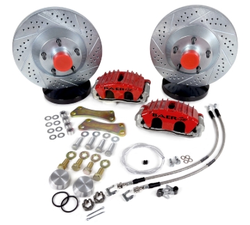 Picture of Baer Brakes 63-87 Chevrolet/GMC 2WD Trucks 13in Classic Series Front Brake Kit - Red