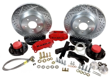 Picture of Baer Brakes 64-72 GM Chevelle/Cutlass/Skylark STD Studs 13in SS4 Front SDZ Brake Kit - Red