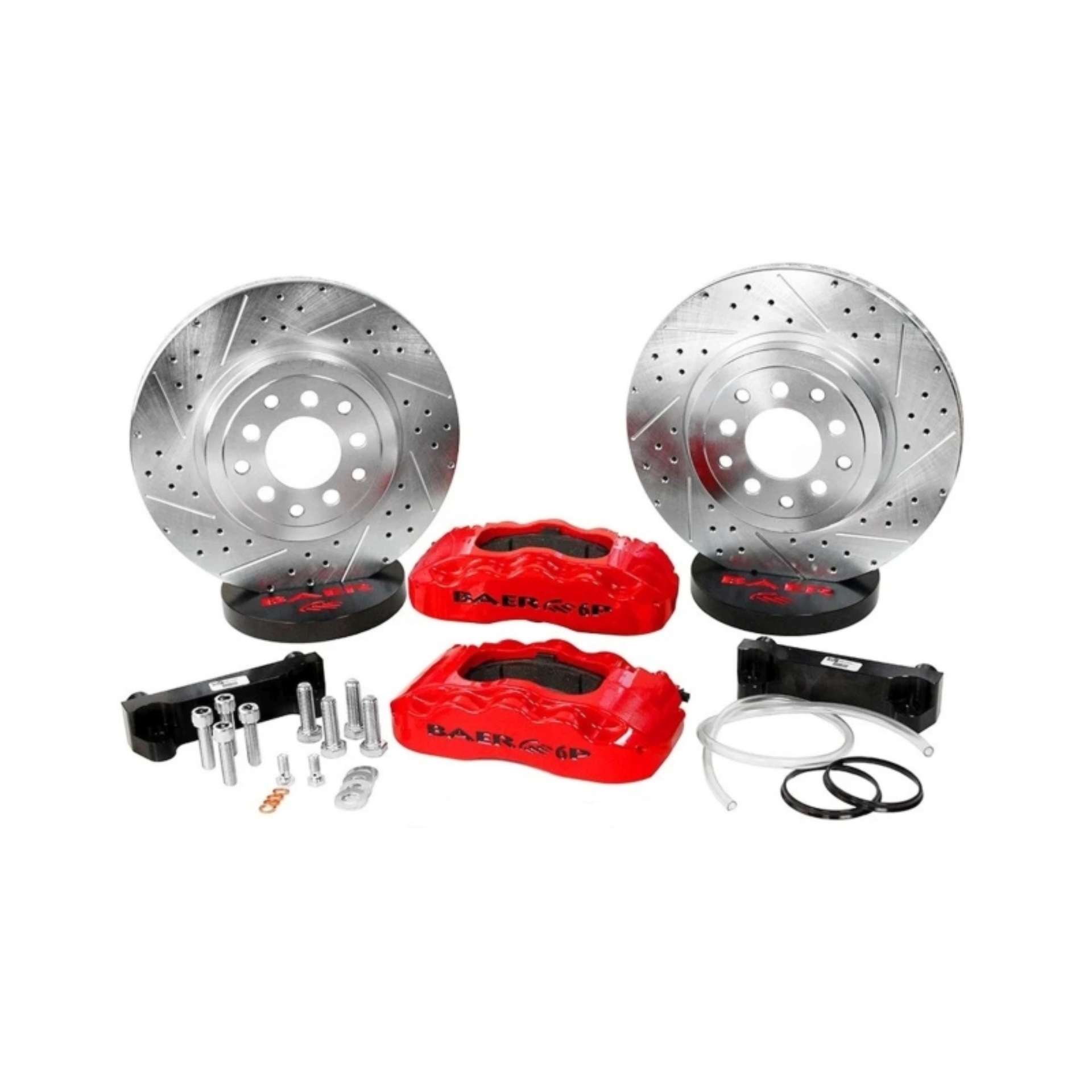 Picture of Baer Brakes 06-09 Chevy Trailblazer 2/4WD 14in Pro Rear Brake System - Black