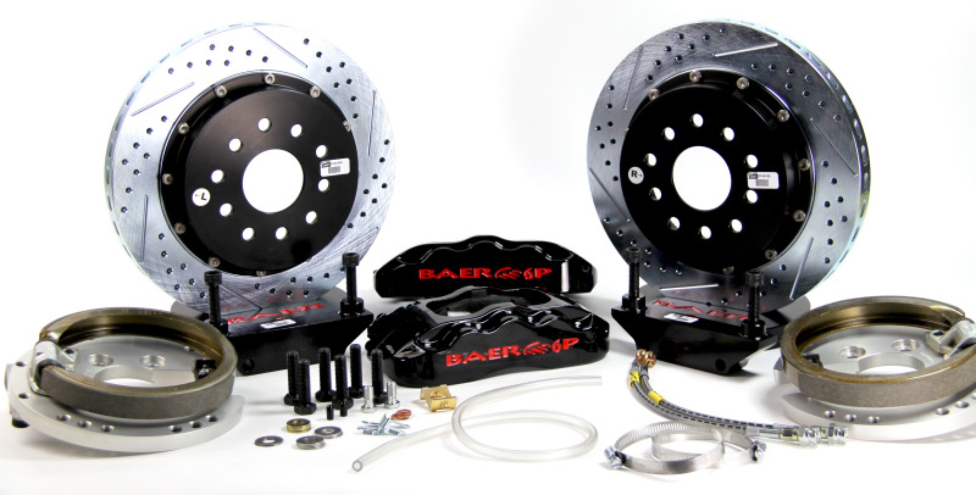 Picture of Baer Brakes 94-96 Chevy Impala SS 14in Pro+ Rear Brake Kit - Black