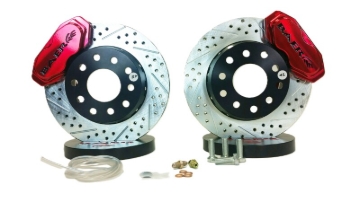 Picture of Baer Brakes 05-14 Ford Mustang (S197) 11in SS4+ Deep Stage Front SDZ Brake Kit - Fire Red