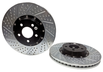 Picture of Baer Brakes 15-23 Ford Mustang GT Eradispeed+ Front SDZ 2-Piece Performance Brake Rotors