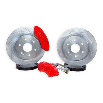 Picture of Baer Brakes 21-26 Cadillac Escalade ESV Claw Rear SZ Rotors w/ Caliper Covers