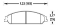 Picture of Baer Brakes 05-23 Chrysler 300 Claw Brake Pads