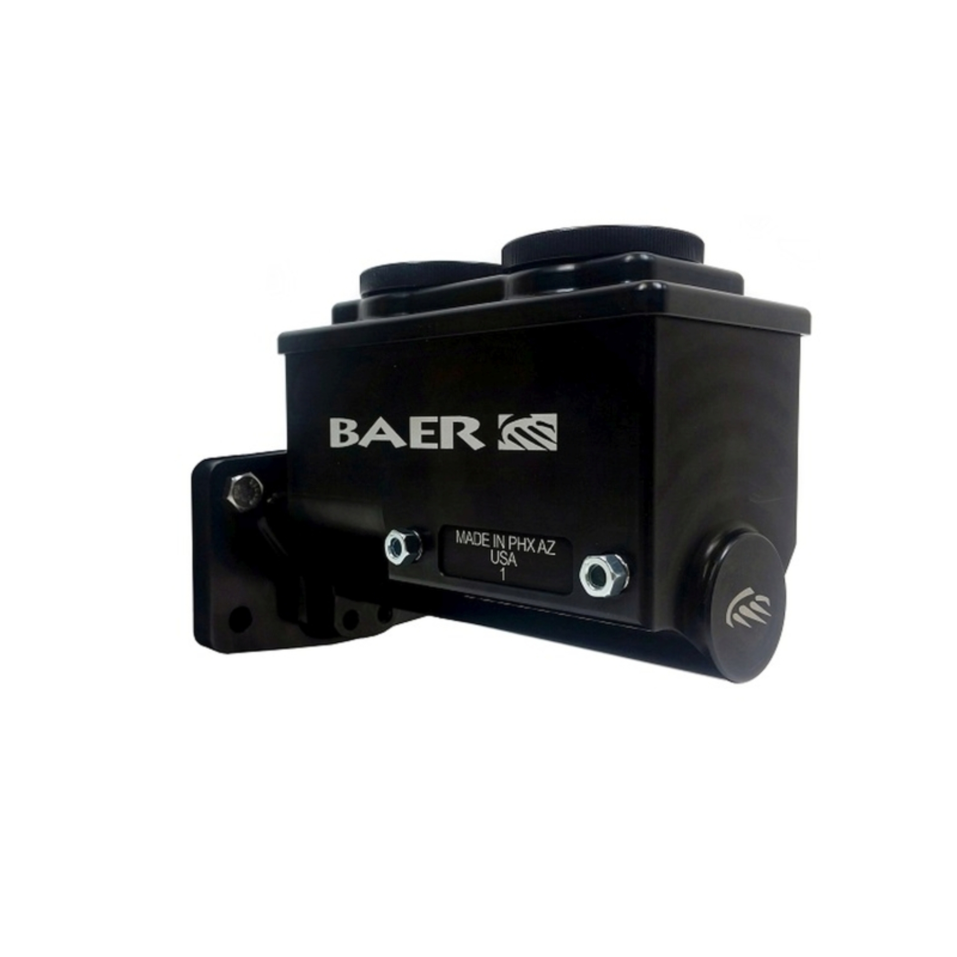 Picture of Baer Brakes Mopar 1in Bore Remaster 4-Bolt Right Port Master Cylinder Assembly - Black