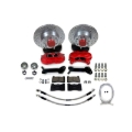 Picture of Baer Brakes 71-73 Ford Mustang 11in SS4 Int Hub Front SDZ Brake Kit - Fire Red