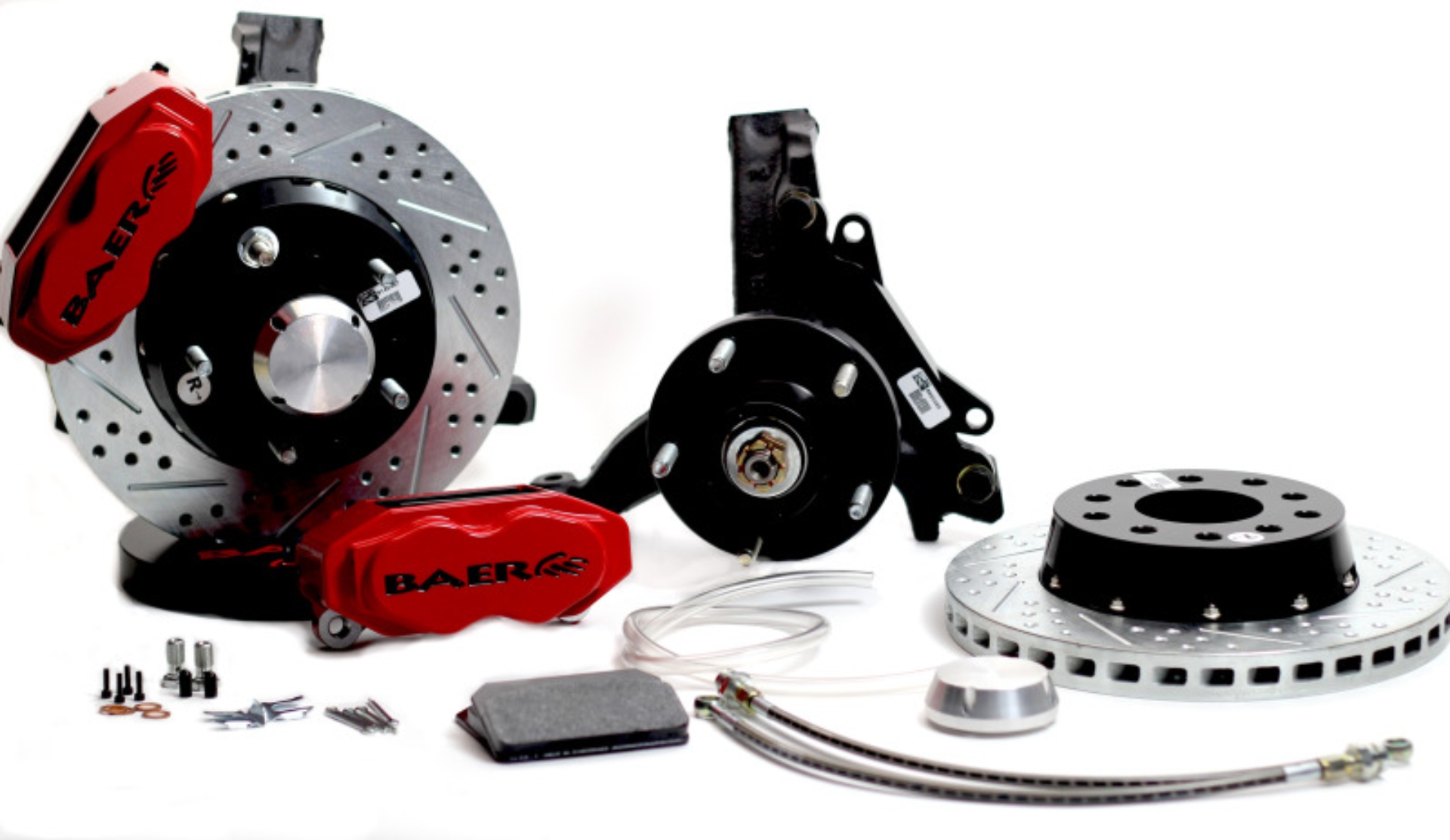 Picture of Baer Brakes 73-76 Buick Century STD Studs 11in SS4+ Front SDZ Brake Kit - Grabber Blue