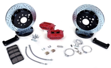 Picture of Baer Brakes 98-02 Chevrolet Camaro 13in SS4+ Rear SDZ Brake Kit - Grabber Blue