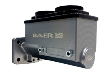 Picture of Baer Brakes Mopar 1-1/8in Bore Remaster 4-Bolt Right Port Master Cylinder Assembly - Gray