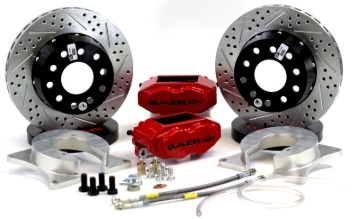 Picture of Baer Brakes Rear Ends w/ Ford 8/9in Small Bearing Housing Ends 11in SS4+ Rear SDZ Brake Kit - MG