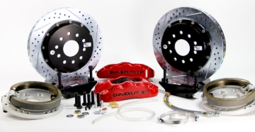 Picture of Baer Brakes 14in Pro+ Rear SDZ Brake Kit - Red