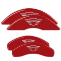 Picture of MGP 21-24 Chevy Blazer 4 Caliper Covers Engraved Front & Rear - Red w/ MGP