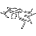 Picture of Flowmaster U-FIT 2.50 in. Aluminized Steel Dual Kit